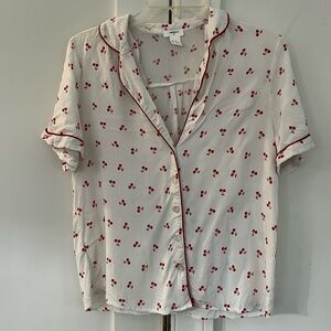 Forever 21 cherry pajama set